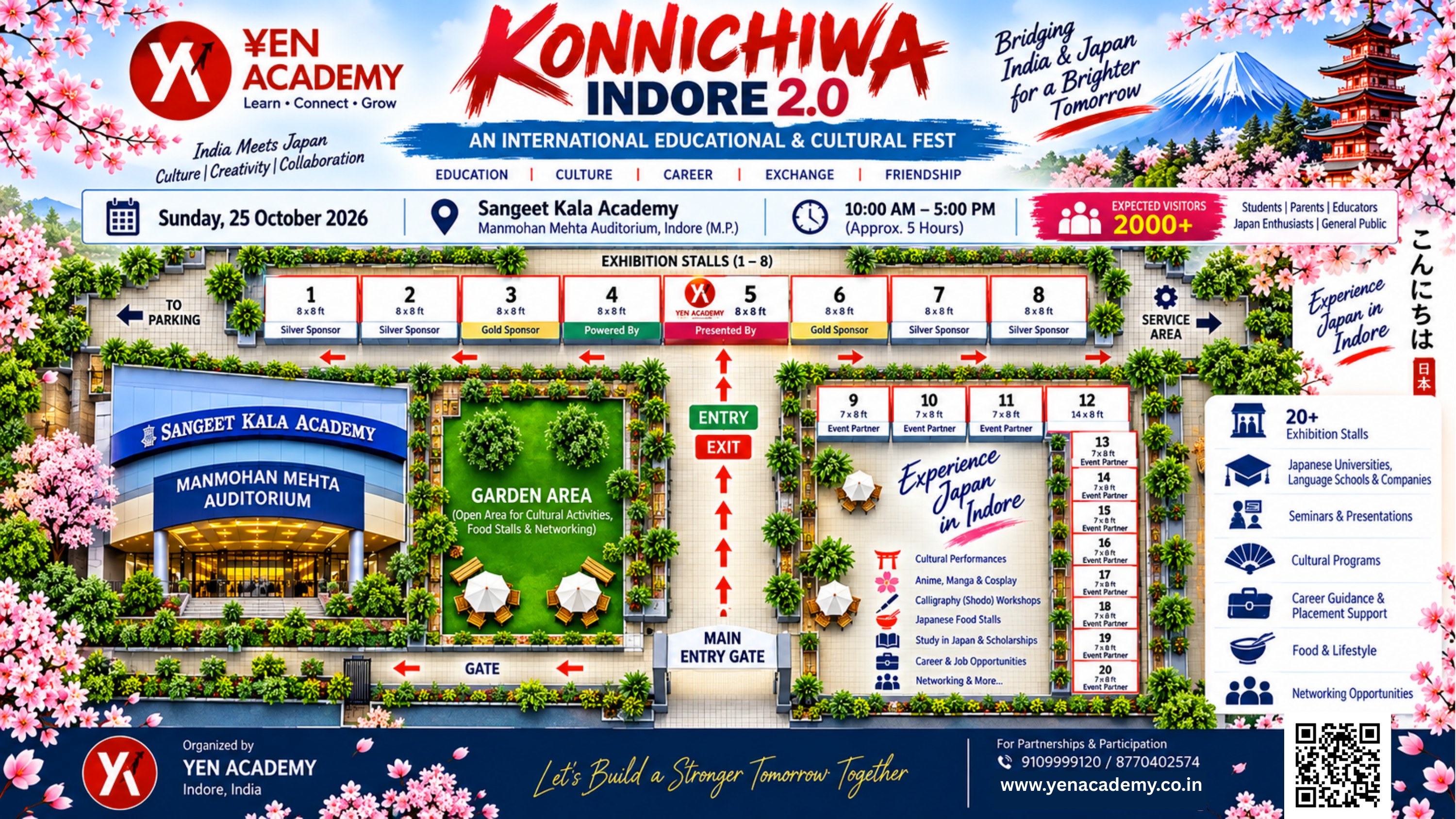 Konnichiwa Indore 2.0 venue experience layout